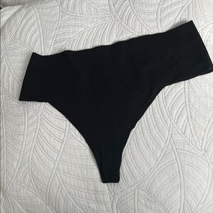 SPANX Black Seamless High-Rise Panties